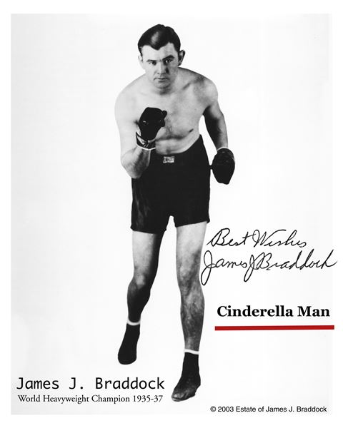 Official Photo of James J. Braddock for sale