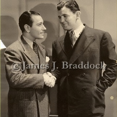 George Raft and Jim Braddock