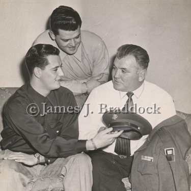 Jay and Howard with Dad. 1/10/1952.