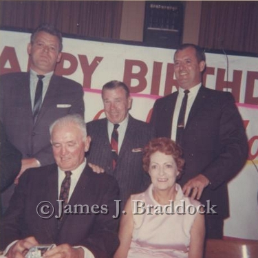 The Champ celebrates his 64th birthday with wife Mae and sons Howard and Jay.