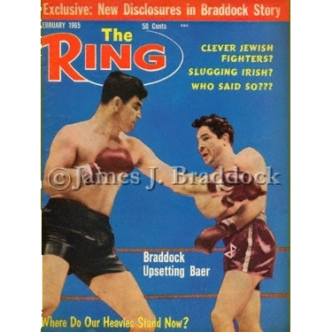 Braddock / Baer The Ring Magazine cover