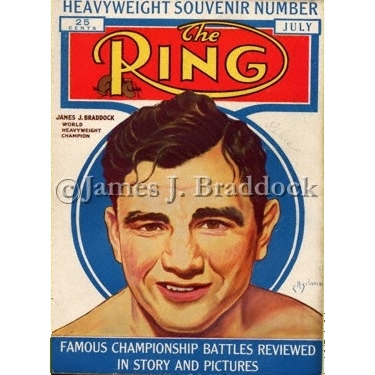 Braddock on The Ring Magazine cover